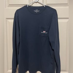 Vineyard Vines Long Sleeve Shirt, Men’s size: M, Dark Blue